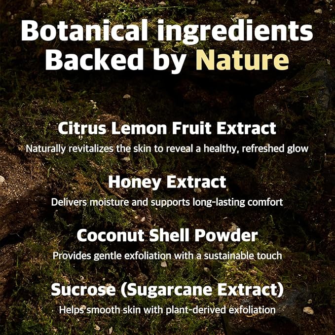 Lemon Honey Face Mask for Hydrated, Balanced Skin - 5-Minute Rinse-Off Facial Mask with Gentle Exfoliating Sugar, Soft After-Feel & Fresh Glow, 3.52 oz (100 g)
