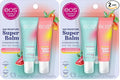 eos 24H Moisture Super Balm- Watermelon Frosé & Mango Melonade,Lip Mask,Day or Night Lip Treatment,Made for Sensitive Skin,0.35 fl oz,2 Count (Pack of 2)