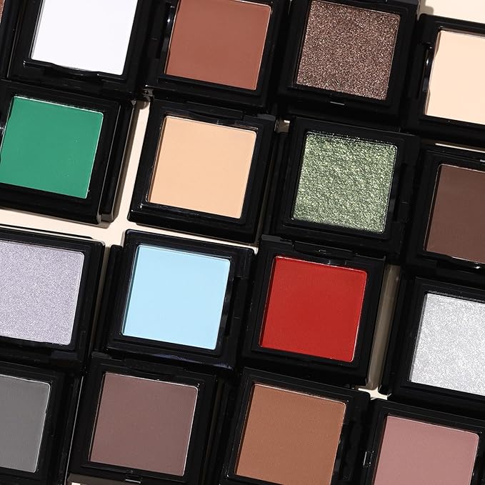 UCANBE Nude Single Eyeshadow Palette, Highly Pigmented Matte Naked Eye Shadow Powder, Professional Long-Lasting Waterproof Makeup Palette