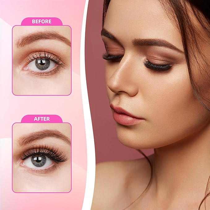 YIDUO Lash Clusters Kit 100D+150D 10-18mm Cat Eye Eyelash Extensions Kit Volume Wispy Left & Right Individual DIY Lash Extension Kit with Glue |Tweezers |Removers |Eyelash & Eyebrow Brush