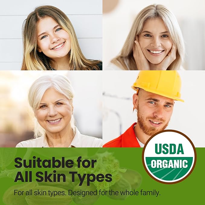 | USDA Organic Unscented Hand Salve – Over 50% Jojoba Oil with Beeswax & Avocado Oil – Fragrance-Free, Gentle Balm for Sensitive Skin, Dry Hands & Cuticles – 2 oz (60 g)