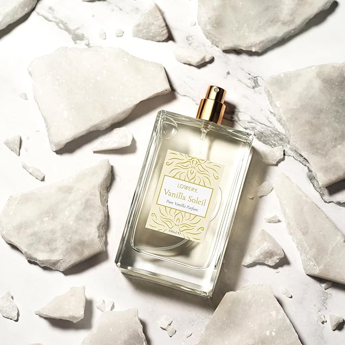 Pure Vanilla Perfume for Women, 100ml Vanilla Soleil Fragrance, Creamy Tonka Bean with Vanilla Womens Perfumes, Long Lasting, Vegan Clean & Natural Ingredients, Birthday Gifts for Mom, Made in France