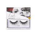KISS Triple Push-Up, False Eyelashes, 'Corset', 10mm, Includes 1 Pair Of Lash, Easy to Apply, Reusable Lash Clusters