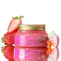 Sttes Smell Rio Shea Sugar Body Scrub 606 (Pressable Strawberry Gummies) – Strawberry Candy Scent Shower Treatment 250g