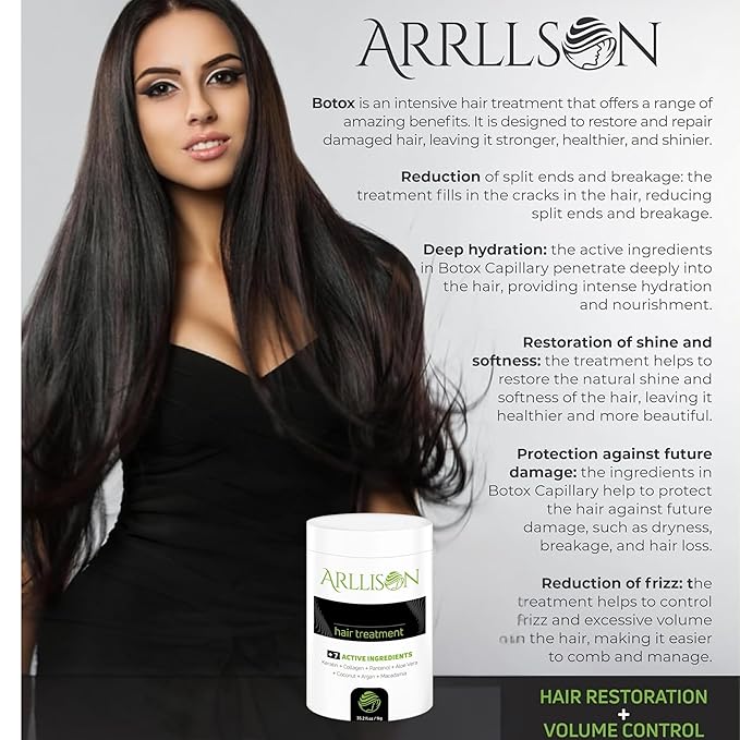 Collagen Hair Mask Keratin Treatment for Damaged Hair, Deep Conditioner for Dry Hair with Coconut and Argan Oil, Moisturizing and Hydrating Hair Mask for All Hair Types