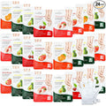 24 Pcs Fruits Beauty Hand Mask Bulk Hydrating Hand Moisturizing Gloves Treatment Mask for Spa Kit Sleeping Skincare Gift Beauty Kits for Women