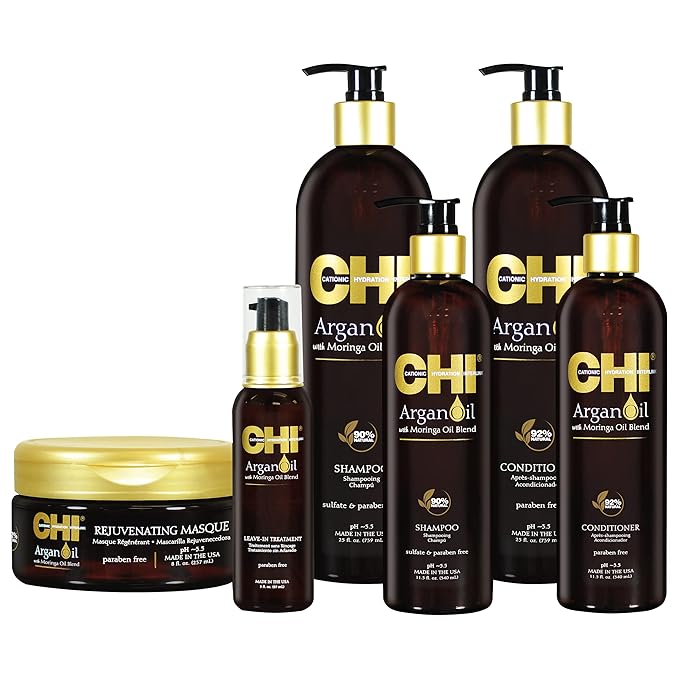 CHI Argan Oil Plus Moringa Oil Shampoo Unisex Shampoo 25 oz
