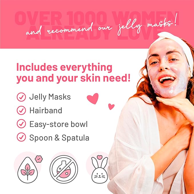BRÜUN Jelly Mask Egyptian Rose Rubber Face Mask Peel-Off Jar