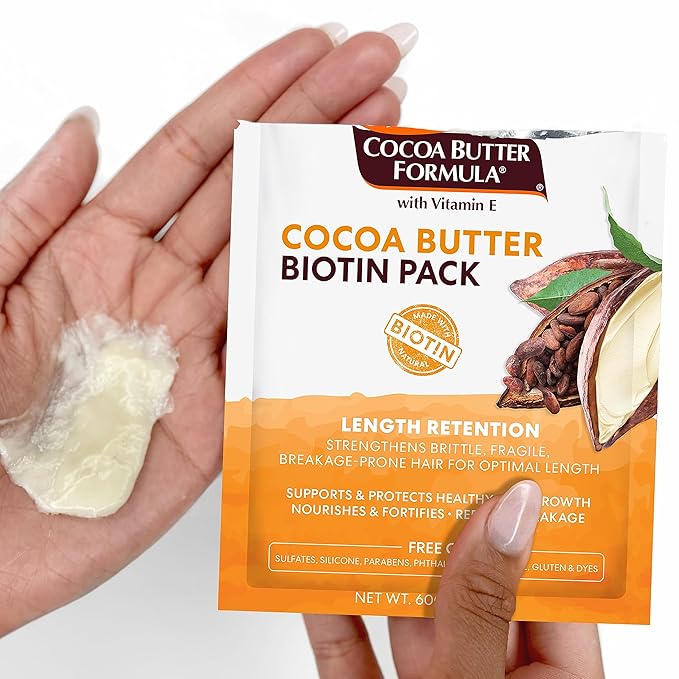 Palmer's Cocoa Butter & Biotin Length Retention Biotin Pack, 2.1 Ounce (Pack of 3)