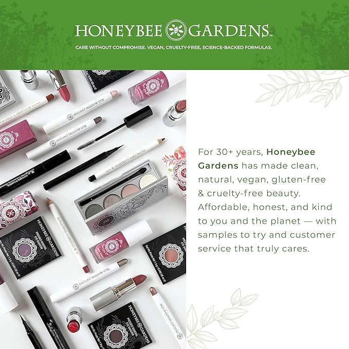 Honeybee Gardens Irresistible Charisma Lip Liner, Matte Medium Warm Berry Pencil for Defining Lips, Long-Lasting Creamy Lip Color, Precision Lip Pencil, Vegan Gluten-Free Makeup Beauty, 0.04 oz