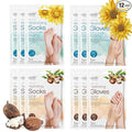 Epielle Hydrating & Moisturizing Hand & Foot Masks, Relieve and Soften Dry, Rough Skin, Self Care Gifts for Women, Spa Kit, Mothers Day Gifts, 6 Moisturizing Gloves & 6 Moisturizing Socks