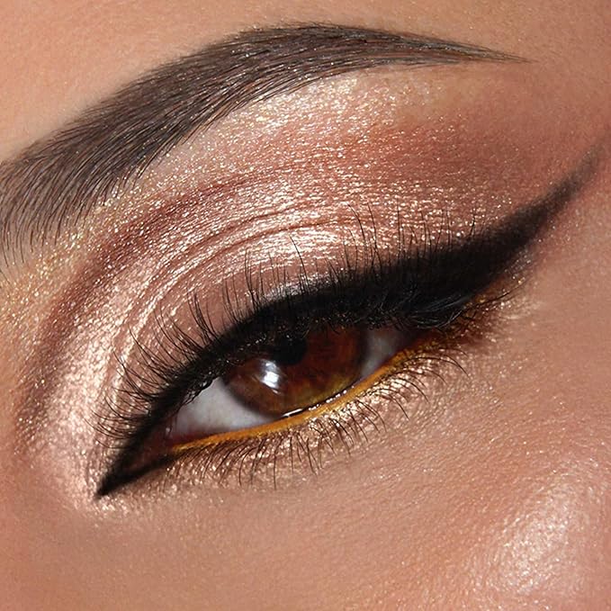 Liquid Eyeshadows, Long-lasting Liquid Glitter-Eyeshadows Colorful Eye Shadows for Eye-Makeup (Light Brown)