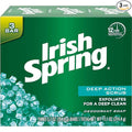 Irish Spring Deep Action Scrub Deodorant Soap by, 3 Count, Fresh, 11.1 Oz (Packaging may Vary)