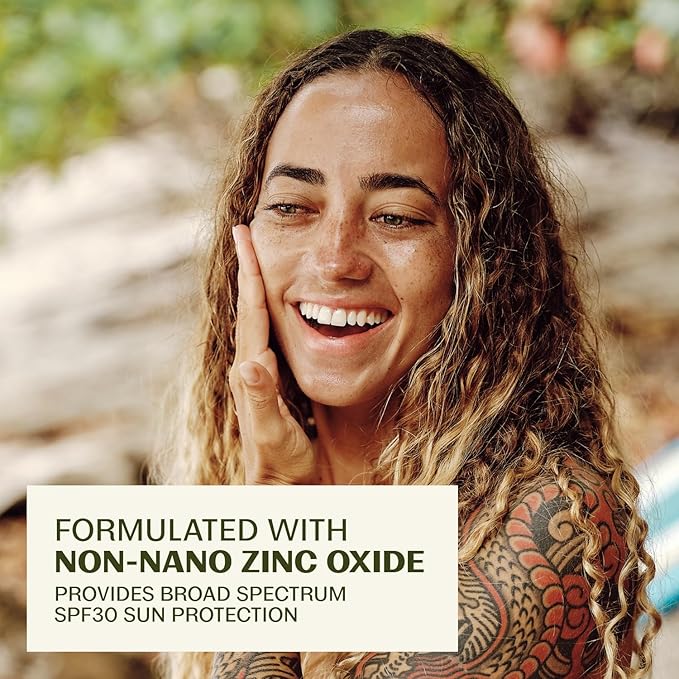 Thrive Natural Care Moisturizing Mineral Face Sunscreen SPF 30, 2 Ounces, Lightweight Moisturizer Broad-Spectrum Natural Face Sunblock with Clear Zinc Oxide & Antioxidants, Vegan Non Greasy, Pack of 2