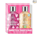 Hempz Holiday Mini Lotion Gift Set, Pink Peppermint & Frosted Vanilla Sugar Cookie Moisturizer, Sweets & Treats Duo, 2.25 oz