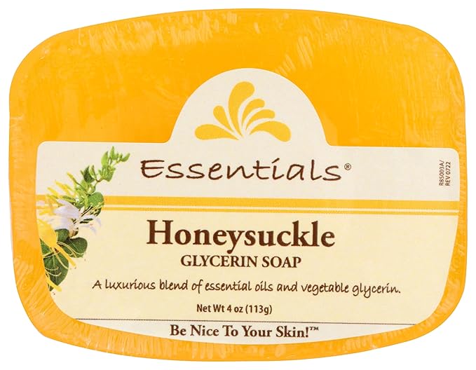 Clearly Natural, Glycerine Soap Bar, Honeysuckle, 4 oz (00017-7)