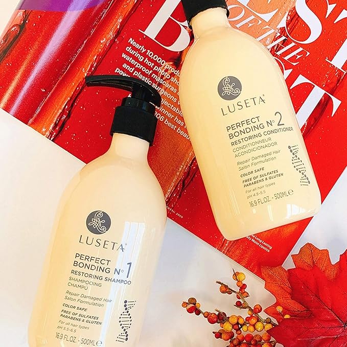 Luseta Perfect Bonding Restoring Conditioner, Bond Strengthening & Color Longevity for All Hair Type, Sulfate & Paraben Free, 16.9oz