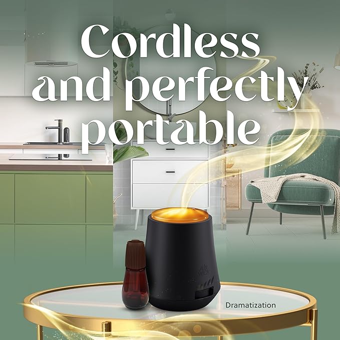 Air Wick Essential Mist Refill, 2 ct, Lush Honeysuckle & Raspberry, Essential Oils Diffuser, Air Freshener