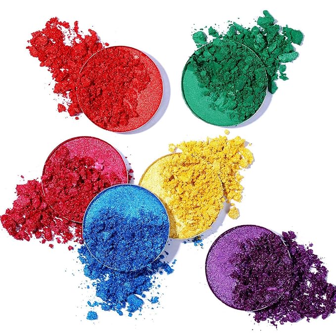 40 Colors Rainbow Makeup Eyeshadow Palette - Professional High Pigmented Matte Glitter Colorful Pallet, Waterproof Long Lasting Eye Shadow Powder