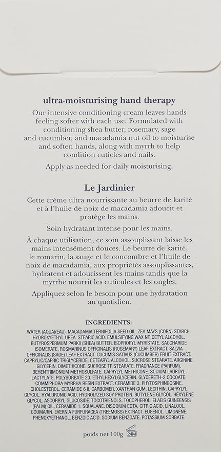 Crabtree & Evelyn Gardeners Ultra-Moisturising Hand Cream Therapy, 3.5 oz