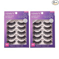 i•ENVY 10 Pairs So Wispy False Lashes (2 Pack), Premium Quality 100% Human Hair, Fluffy Feathered Eyelashes with Volume & Curl, Natural Look, Lightweight, Comfortable, Reusable for Everyday Wear