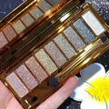 Glitter Eyeshadow Palette, 9 Colors Sparkle Shimmer and Matte Eye Shadow, Highly Pigmented Waterproof Long Lasting Makeup Set (Color 6)