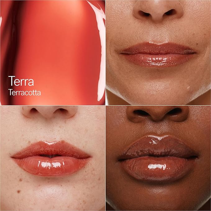 ILIA - Overglaze Hydrating Lip Gloss | Long-Wear, Non-Sticky, 24-Hour Hydration | Smooth + Plump | Vegan + Silicone-, Gluten-, Nanoparticles-Free (Terra)