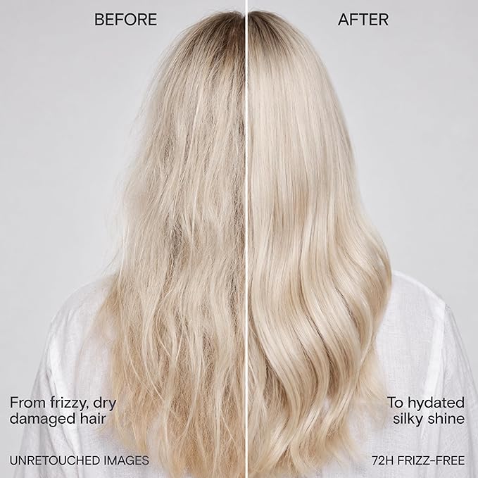 Korean Hair Oil for Dry Damaged Frizzy Hair - Anti Frizz Heat Protectant, Gloss Serum - Treatment for Split Ends Repairs, Sea Buckthorn & Grapeseed Oil, Wavy, Curly, Frizz Control, Color Safe