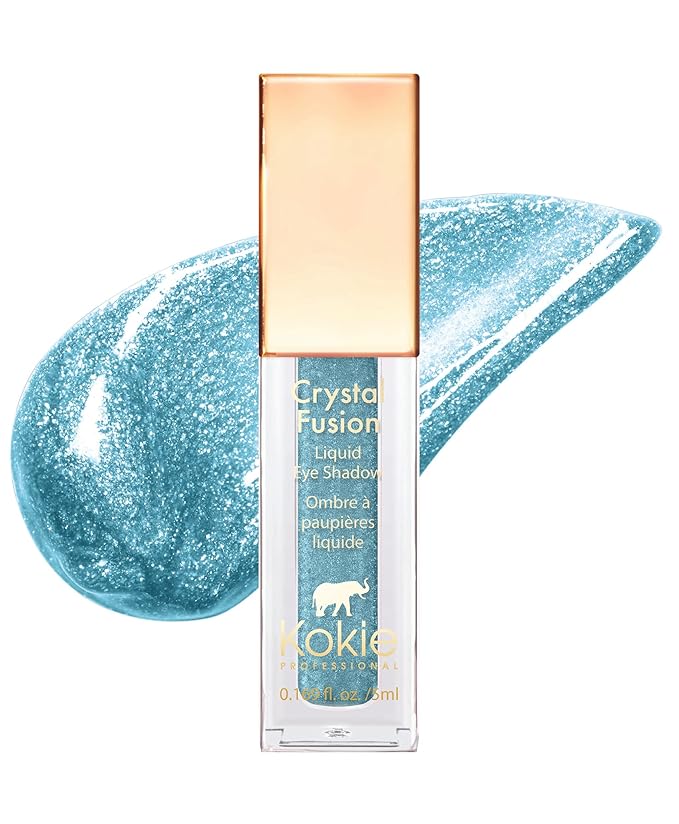 Kokie Cosmetics Liquid Eyelid Color, Calypso, Long Wear, High Shine, Dries Down Completely