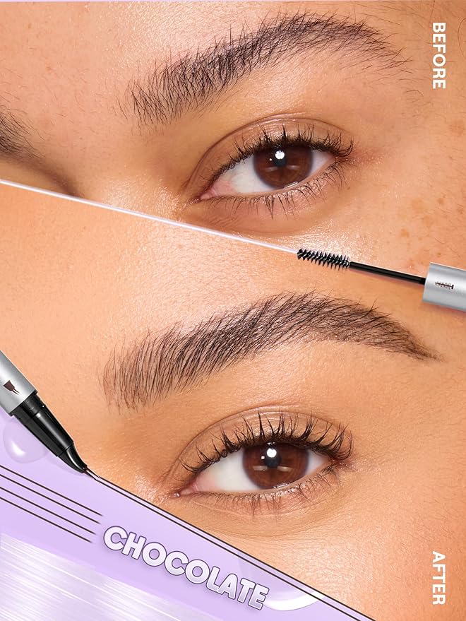 SHEGLAM Real Flow Laminating Brow Pen-Chocolate