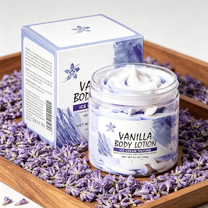 Lightweight Daily Body Moisturizer 180g – Soft Texture, Pleasant Scent for Normal Skin Vanilla One Size