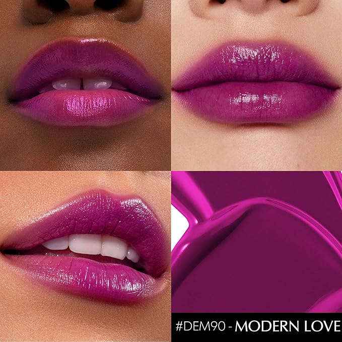 Depuplum Purple Lipstick for Women Moisture Lip Gloss Tinted Lip Balm Sheer Lipsticks for Mother's Day Nourishing Hydrate Glossy Lipstick for Dry Lips,DM90 Purple