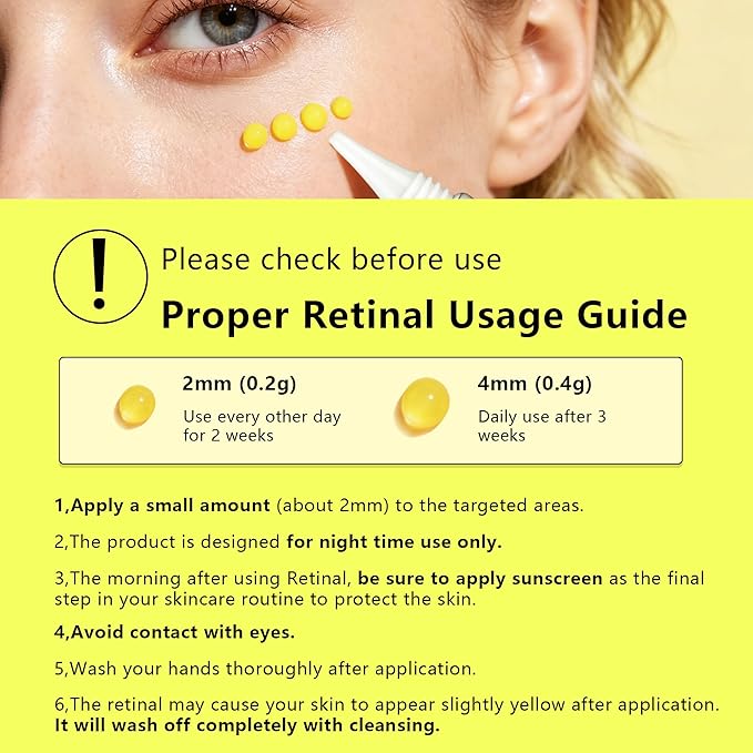 Botoxmix & Vita A Retinal Shot Tightening Booster | Wrinkle-Lift Tightening Cream, Collagen Lifting Serum, Retinoid for Anti-Aging, Pore Minimizer, Wrinkles & Fine Lines, Firmer Skin (15ml x 2 PCS)