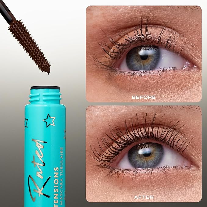 Milani Tubing Mascara | Highly Rated Mascara - Brown | Length and Lift | Shea Butter to Nourish and Condition Lashes