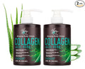 BLOOM IT'S A GREAT SKIN DAY! Collagen Lotion Skin Care Firming Body Cream, Intensive Anti Aging Moisturizer Face Lotion with Aloe Vera For Wrinkles, Sagging Skin, Dry Skin, Fragrance Free, Pack of 2