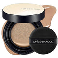 JUNG SAEM MOOL Essential Skin Nuder Cushion | Natural Finish, Buildable Coverage Cushion Foundation by Korean Makeup Artist (Refill Not Included, 0.49 Fl Oz), 25N Bronze