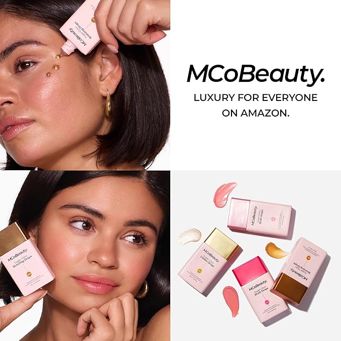 MCoBeauty Super Glow Bronzing Drops - Sun Kissed Shade - Golden Shimmer Liquid Bronzer - Hydrating Illuminating Face Tint with Jojoba Oil Hyaluronic Acid Cocoa Extract White Tea - Vegan & Cruelty Free