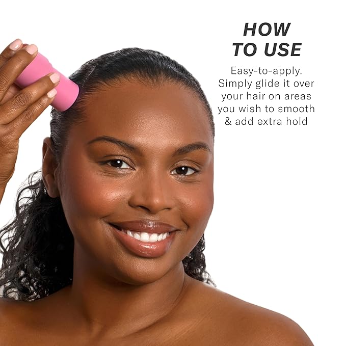 Rizos Curls Hair Wax Stick – Tames Flyaways & Smooths Edges with Castor Oil for Sleek Style – Adds Shine & Frizz Control for Every Hair Type Straight, Wavy, Curly, Coily 1a–4c – Sulfate & Paraben Free
