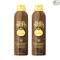 Sun Bum Original SPF 30 Sunscreen Body Spray - Broad Spectrum Moisturizing Sunscreen with Vitamin E - Hawaii 104 Act Compliant (Made without Octinoxate & Oxybenzone) - 6 oz (Pack of 2)