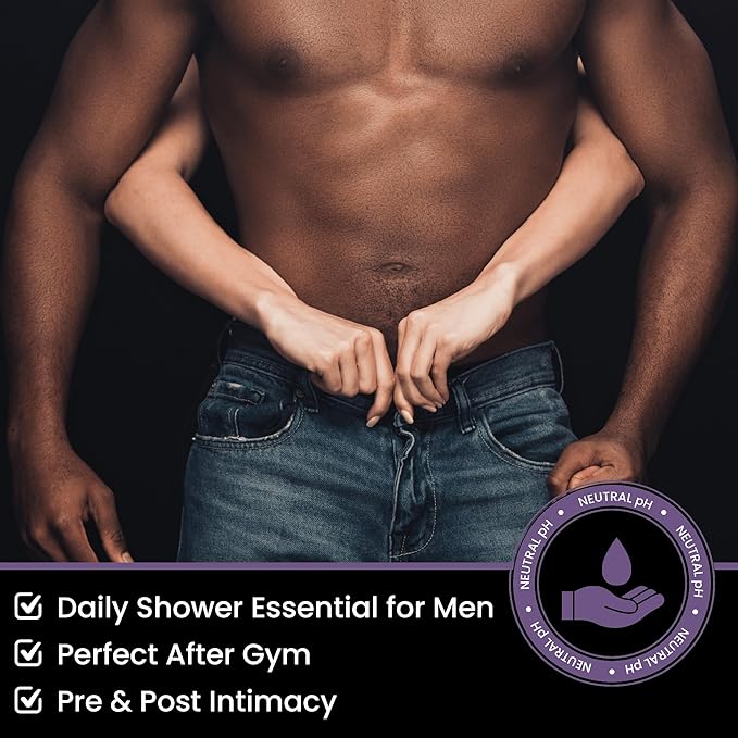 Skin Elements Men's Intimate Wash Combo | Pack of 2 | Jabon Intimo Hombre | Tea Tree Oil + Passion Fruit | pH Balanced Foaming Wash | Soothes, Refreshes & controls Bad Odor | (240 ml)
