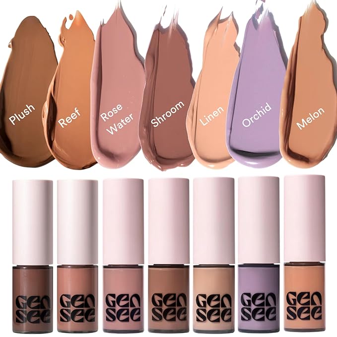 Gen See Mixed Media Matte Liquid Eyeshadow, Reef – Weightless Long Lasting Matte Eye Color, High Pigment Multi-Use Makeup for Eyes Cheeks Lips, Vegan Cruelty-Free, Made in Italy