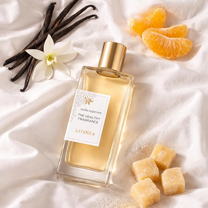 Lavanila Vanilla Sugarcane Perfume for Women, 1.7 Fl Oz – Clean Vanilla Perfume, Long Lasting Women’s Eau de Parfum with Madagascar Vanilla – Natural Fragrance, Women’s Fragrances