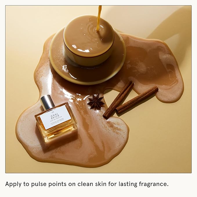 Le Monde Gourmand Chai Épicé Eau de Parfum Spray Perfume for Women, Spicy Chai Scent with Violet Fig, Muguet Musk & Blonde Woods, Vegan & Cruelty Free, 1 fl oz (30 ml)