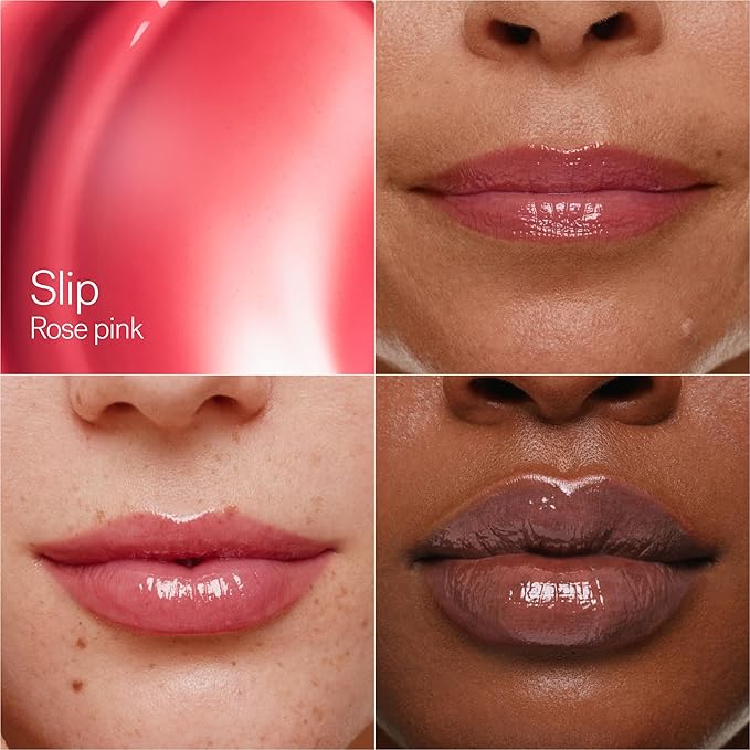 ILIA - Overglaze Hydrating Lip Gloss | Long-Wear, Non-Sticky, 24-Hour Hydration | Smooth + Plump | Vegan + Silicone-, Gluten-, Nanoparticles-Free (Slip)