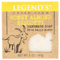 Legend's Creek Farm Goat Milk Soap - Cleansing Moisturizing Bar for Hands and Body - 5 Oz Creamy Lather, Nourishing, Gentle Natural Soap for Sensitive Skin (Honey Almond Biscotti, Pack of 1)