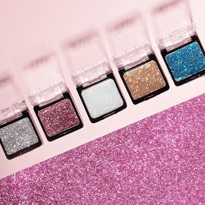 wet n wild Color Icon Eyeshadow Glitter - Ultra-Pigmented, Vitamin E Infused for a Silky-Smooth Moisturizing Application, Cruelty-Free & Vegan - Spiked