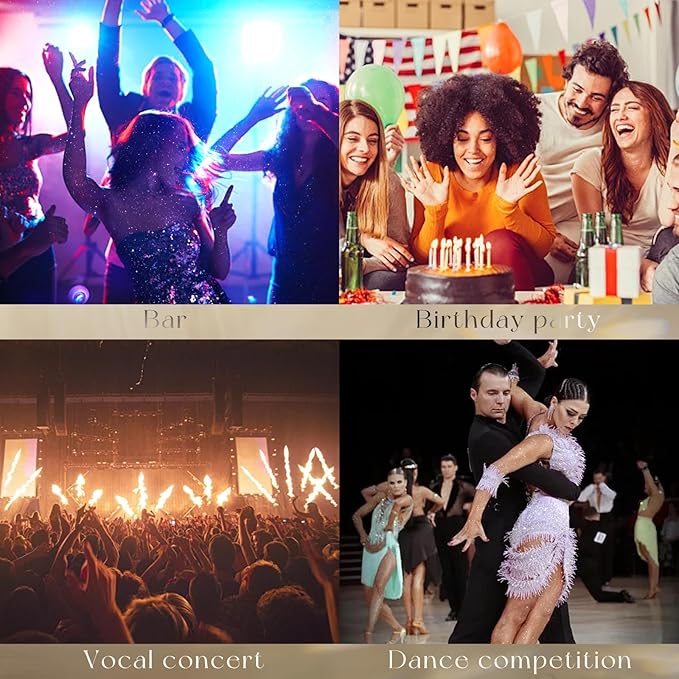HOSAILY Body Glitter Spray, Holographic Body Shimmer Quick-Drying and Non-Sticky Duochrome Glitter Hairspray for Face Clothes, Sparkle Highlighter Makeup Festival Rave Accessories, Silver