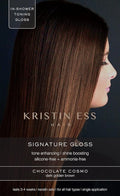 Kristin Ess Hair Gloss in Chocolate Cosmo Dark Golden Brown - 4 Wk Semi Permanent Hair Color for Women - Chocolate Brown Color Depositing Conditioner & Toner for Vibrant Color + Shine - Hair Dye Glaze