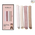 The Hair Edit Volumizing Hair Rods for Overnight Curls No Heat Hair Rollers for Long or Medium Length Hair, Soft Curlers for Women, Damage-Free Styling Tools for Volumizing Waves 4 Pack 10.5" Long