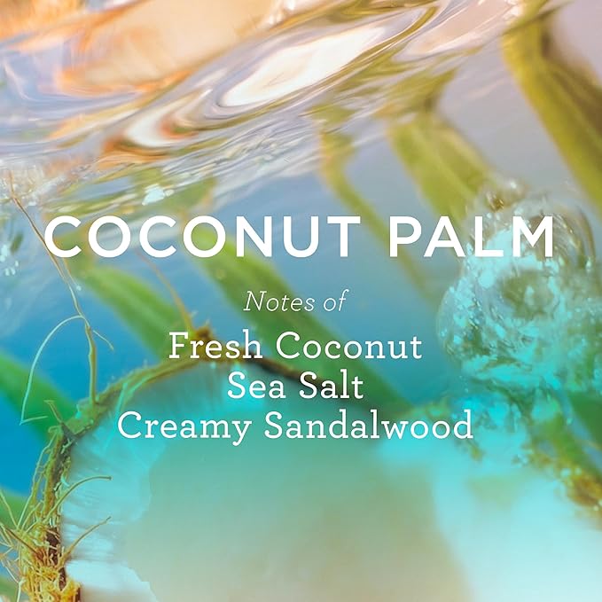MIX:BAR Coconut Palm Creamy Body Wash for Women, Hydrating & Moisturizing with Niacinamide, Panthenol & Vitamin C - Vegan, Sulfate Free, Paraben Free, 16oz